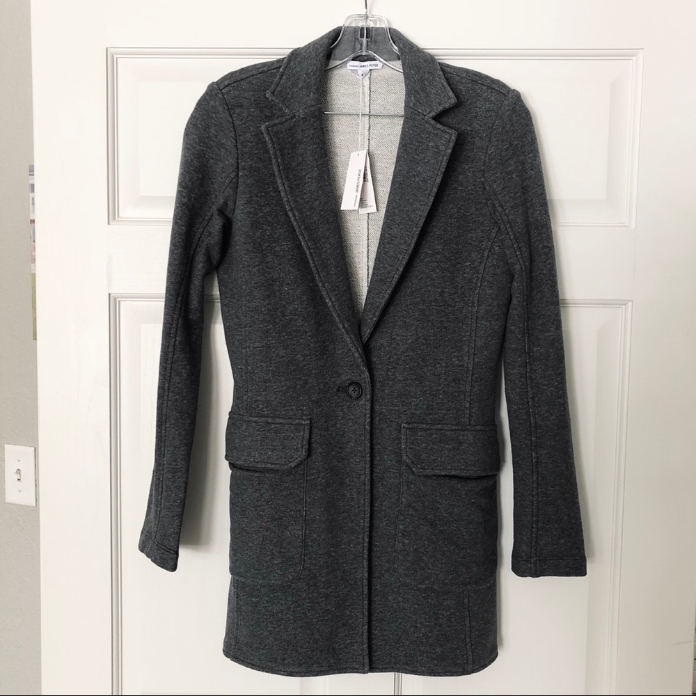 Fleece Long Jacket—James Perse
